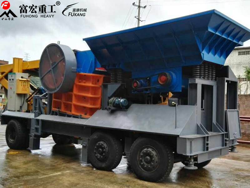 輪胎移動(dòng)破碎站