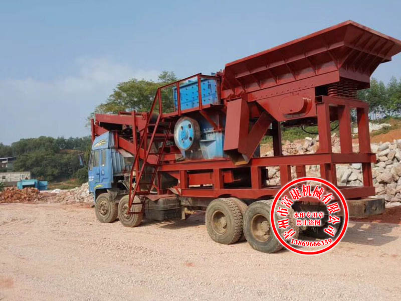 輪胎移動(dòng)破碎站