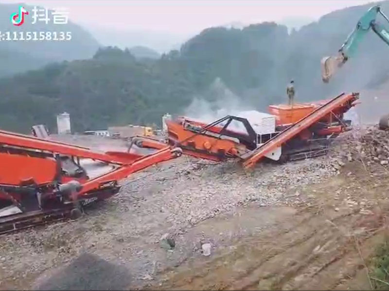 移動(dòng)破碎建筑垃圾處理機(jī)