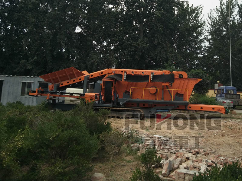 建筑垃圾移動(dòng)破碎站